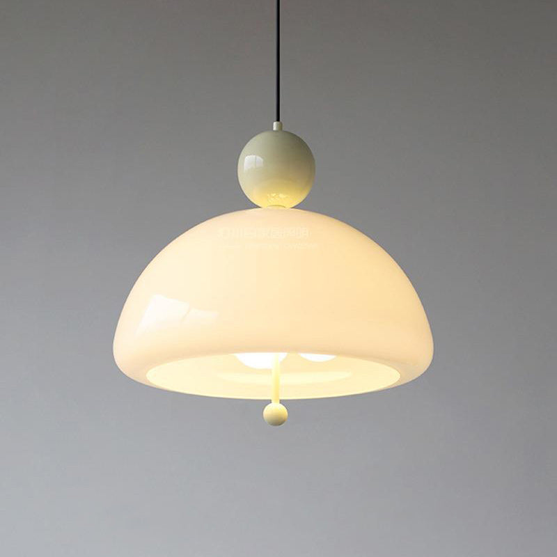 Zeitgenössische kreative runde Eisen-Glas 3-Licht-Pendelleuchte für das Wohnzimmer 