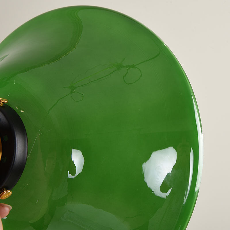 Zeitgenössische Nordische Drum Eisen Glas 1-Licht Pendelleuchte Für Wohnzimmer 