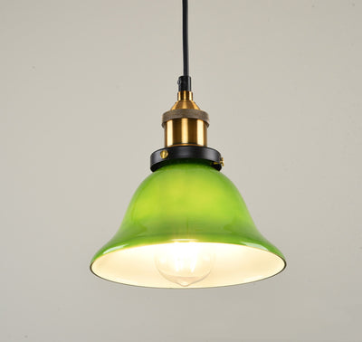 Zeitgenössische Nordische Drum Eisen Glas 1-Licht Pendelleuchte Für Wohnzimmer 