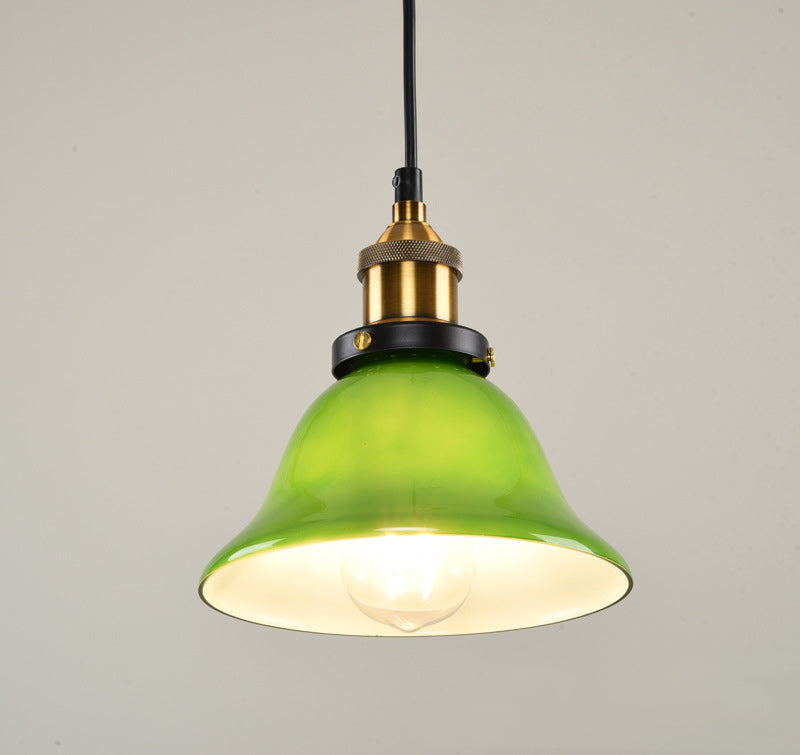Zeitgenössische Nordische Drum Eisen Glas 1-Licht Pendelleuchte Für Wohnzimmer 