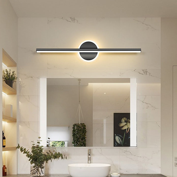 Modern Minimalist Stripe Iron Acrylic LED Wall Sconce Lamp For Living Room