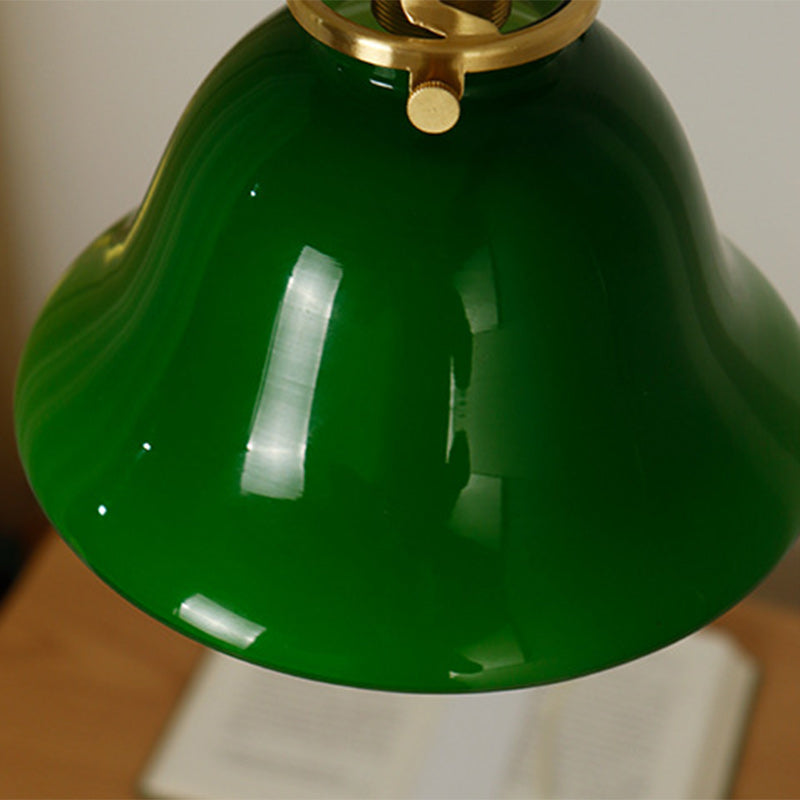 Suspension Luminaire en Verre de Cuivre en Dôme Japonais Traditionnel à 1 Lumière pour Salon 