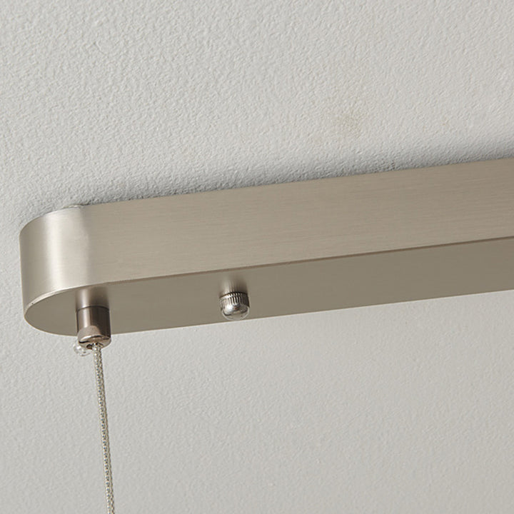 Lustre Suspendu Traditionnel Vintage Ovale en Fer, Bois et Verre 1/3 Lumières pour Salon 