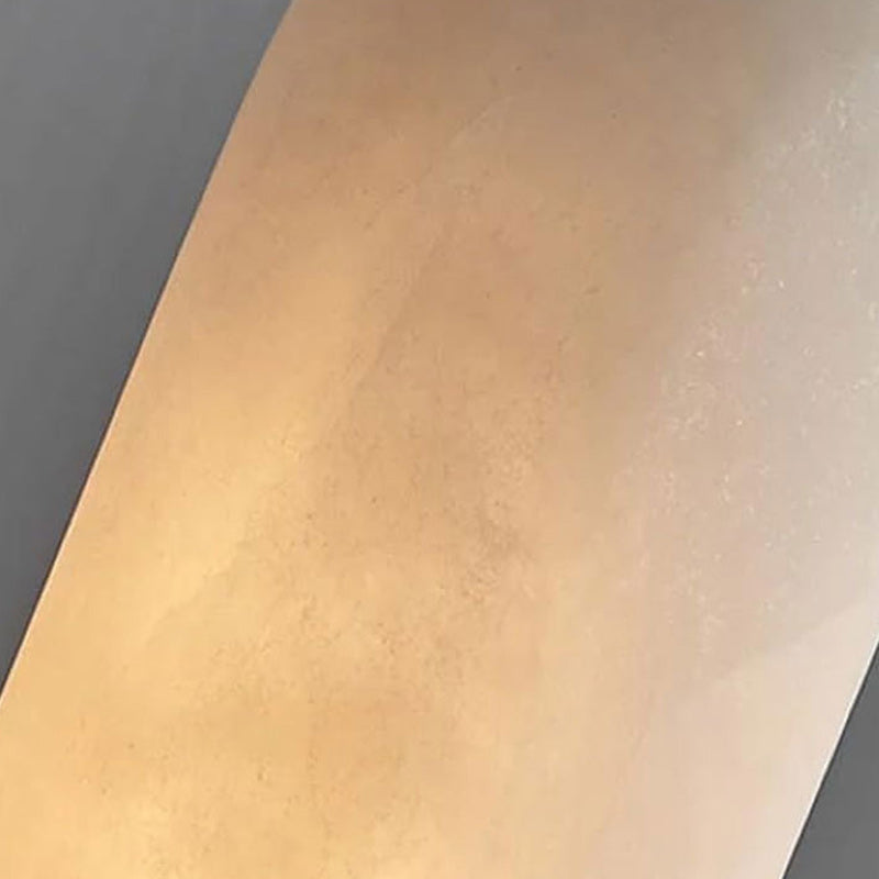 Zeitgenössische Luxus Säulenstein Glas LED Pendelleuchte für Wohnzimmer 