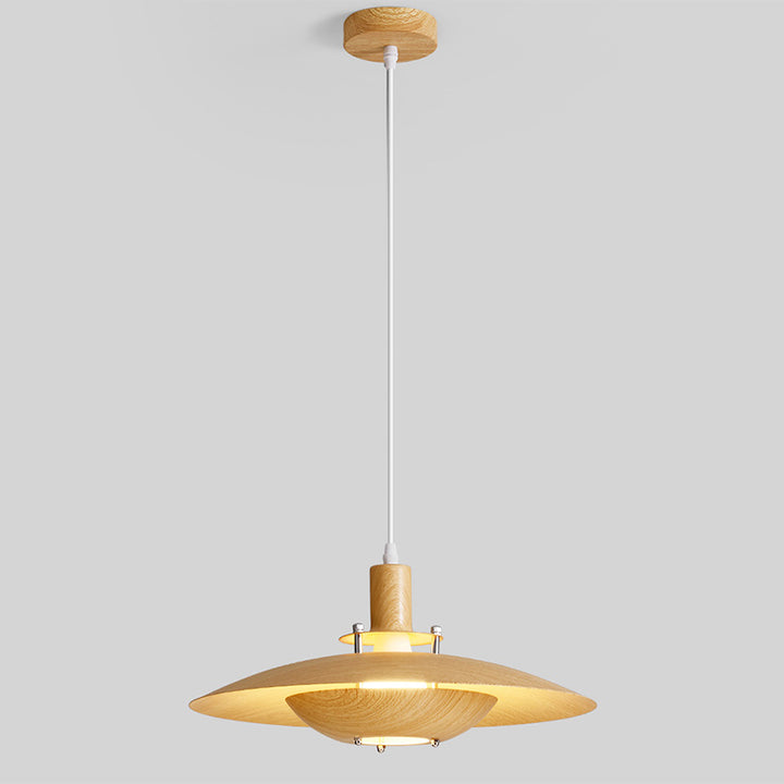 Lámpara colgante contemporánea retro redonda de hierro con 1 luz para sala de estar 