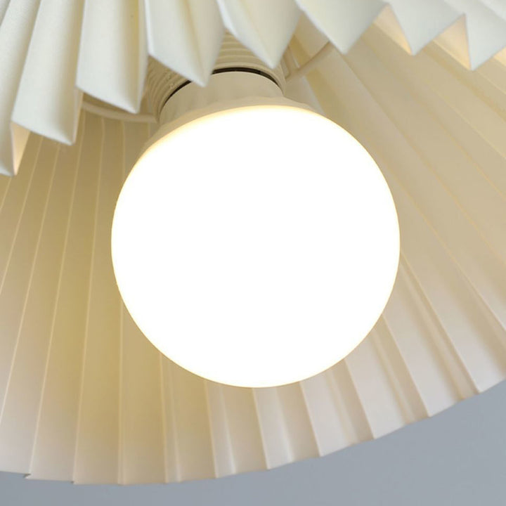 Suspension en bois conique japonais traditionnel à 1 lumière pour salon 