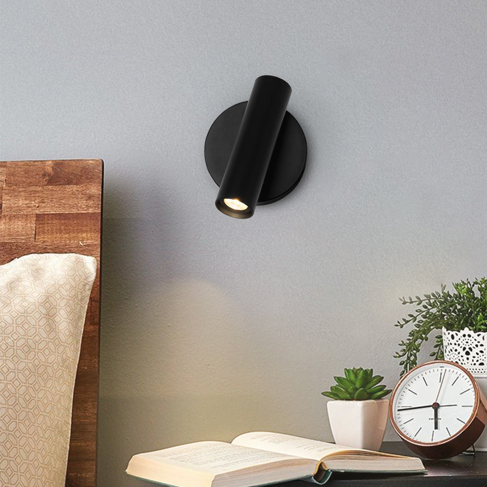 Applique murale LED en acier et aluminium minimaliste moderne pour salon 