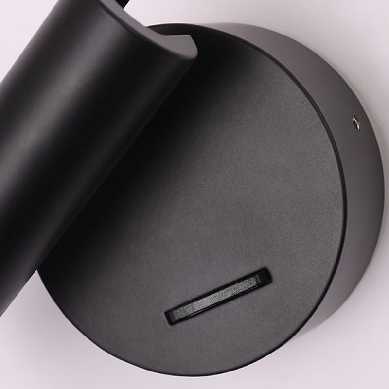 Applique murale LED en acier et aluminium minimaliste moderne pour salon 
