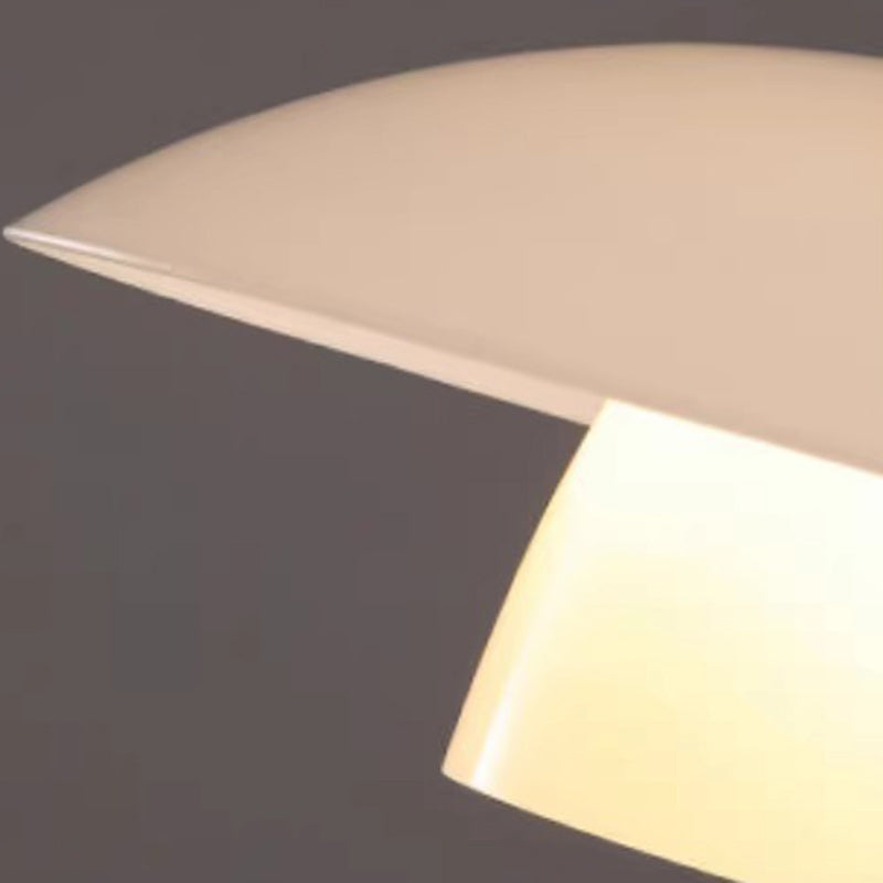 Lámpara colgante contemporánea escandinava redonda de hierro y vidrio de 1 luz para sala de estar 