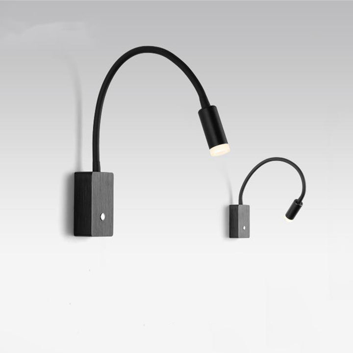 Zeitgenössische skandinavische Säulen Aluminium Acryl LED Wandleuchte für Wohnzimmer 