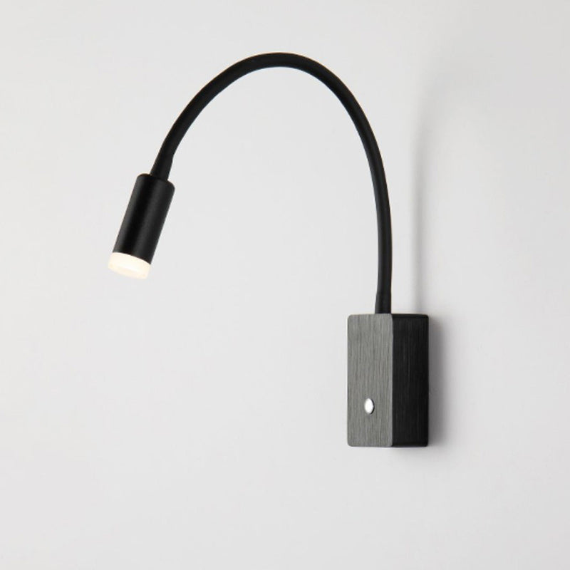 Zeitgenössische skandinavische Säulen Aluminium Acryl LED Wandleuchte für Wohnzimmer 