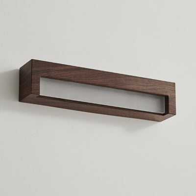 Contemporary Nordic Rectangular Iron Acrylic LED Wall Sconce Lamp For Living Room
