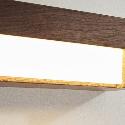 Contemporary Nordic Rectangular Iron Acrylic LED Wall Sconce Lamp For Living Room