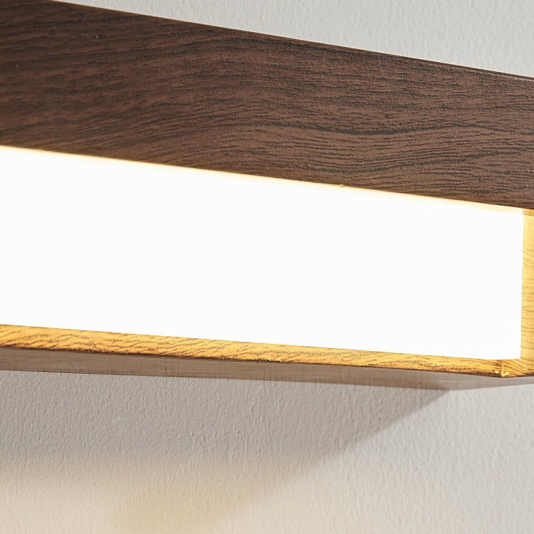 Contemporary Nordic Rectangular Iron Acrylic LED Wall Sconce Lamp For Living Room