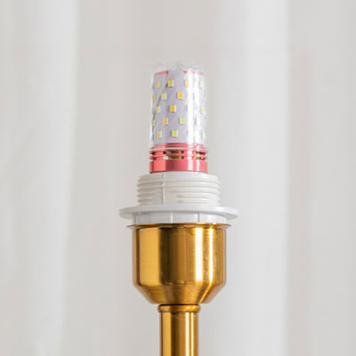 Lampe de Table 1 Lumière en Tissu Céramique avec Tambour Chinois Traditionnel pour Salon 