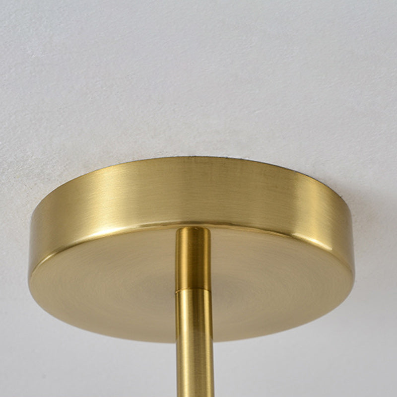 Chandelier contemporain de luxe en bois ovale, fer et verre à 6/8 lumières pour salon 