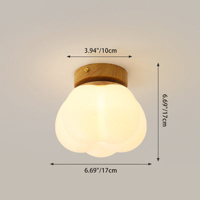 Moderne minimalistische runde Eisen-Acryl 1-Licht Semi-Flush-Mount-Deckenleuchte für das Esszimmer 