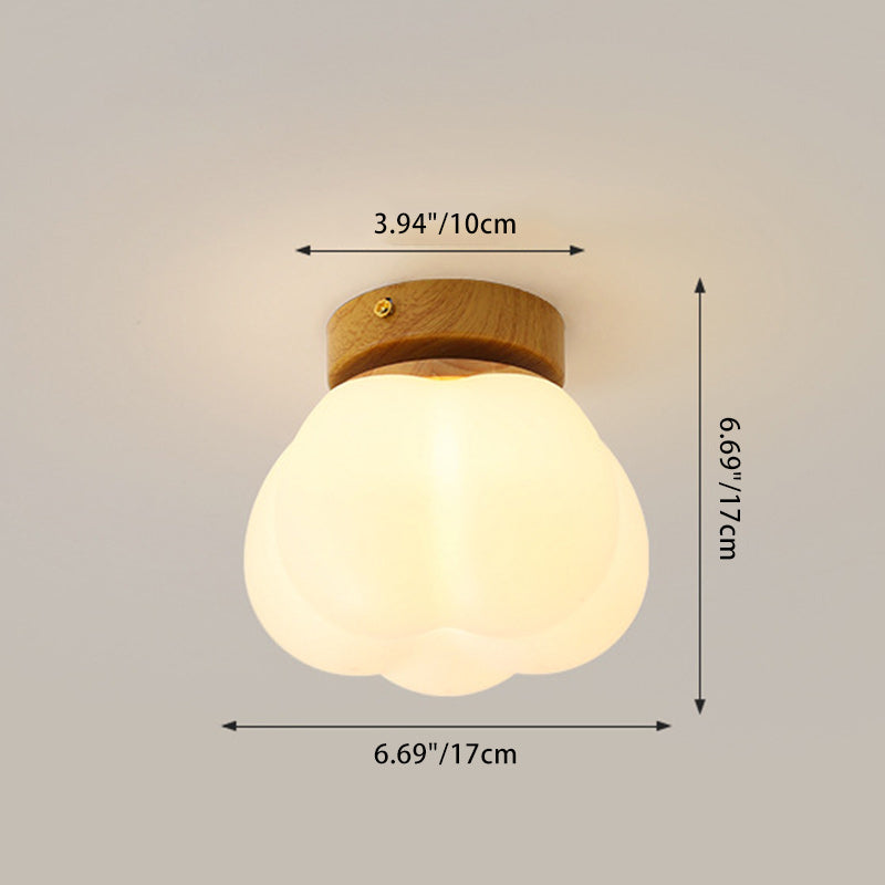 Moderne minimalistische runde Eisen-Acryl 1-Licht Semi-Flush-Mount-Deckenleuchte für das Esszimmer 