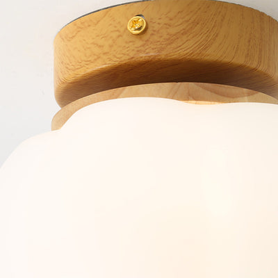Moderne minimalistische runde Eisen-Acryl 1-Licht Semi-Flush-Mount-Deckenleuchte für das Esszimmer 