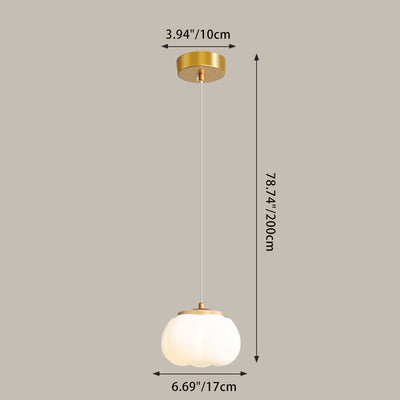 Lustre Suspendu Moderne Minimaliste Rond en Fer et Acrylique 1 Lumière Pour Salon 