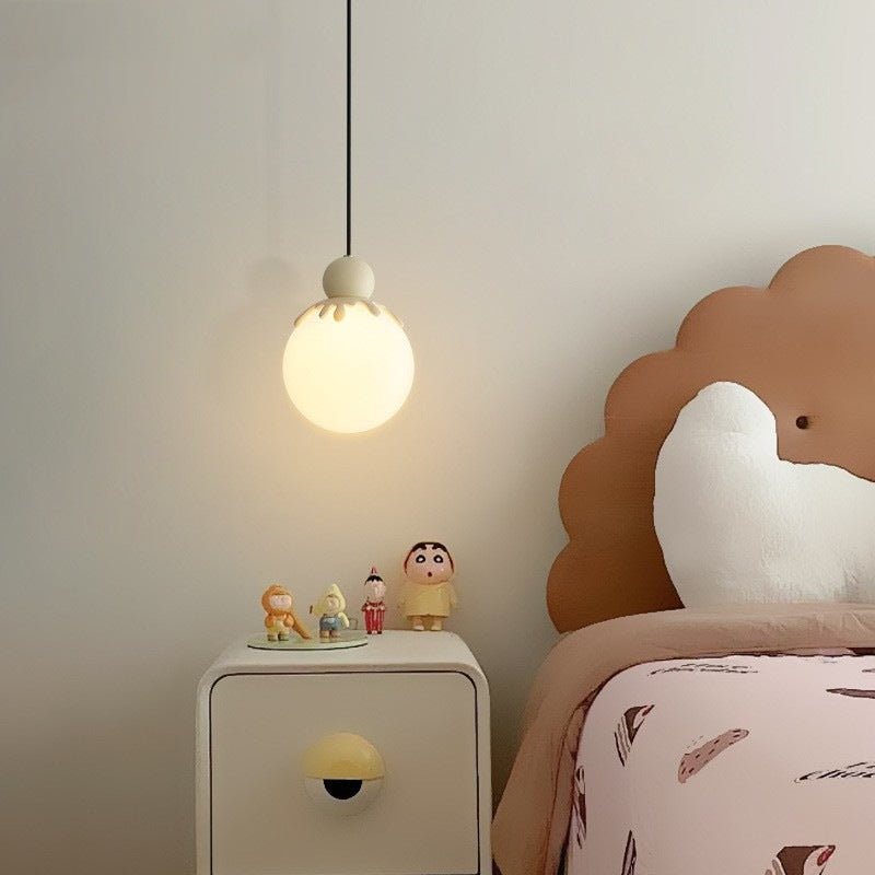 Globe créatif contemporain en résine plastique, suspension à 1 lumière pour le salon 