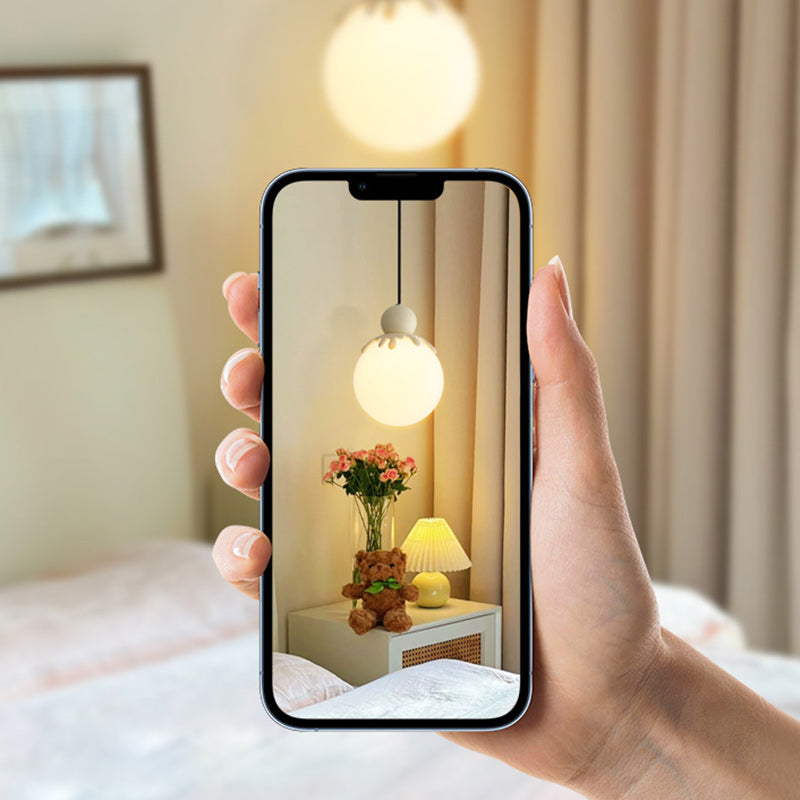 Globe créatif contemporain en résine plastique, suspension à 1 lumière pour le salon 
