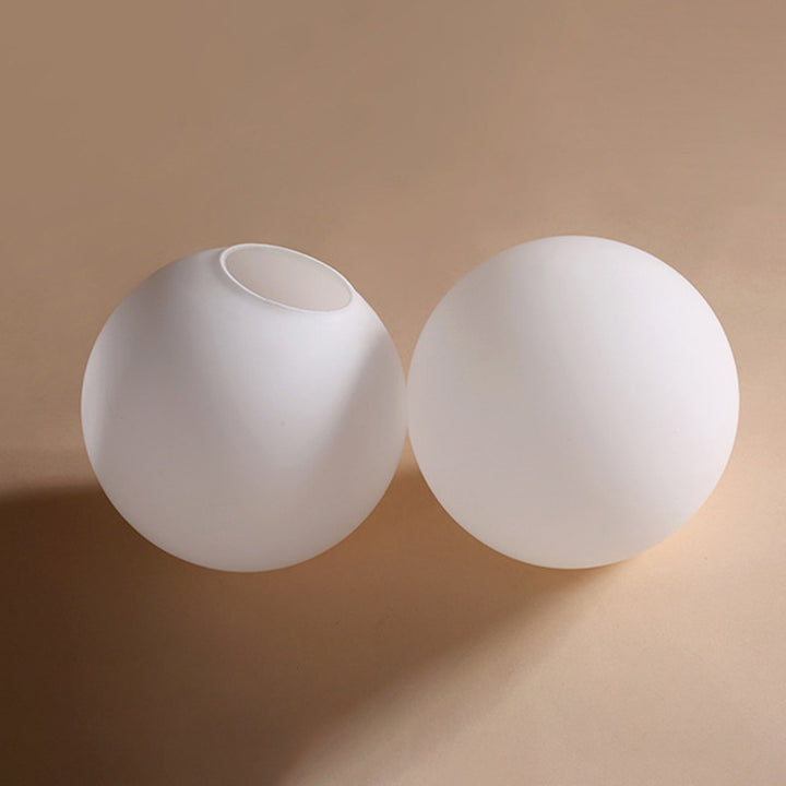 Zeitgenössische Luxus-Globus-Kupferglas-Deckenleuchte mit 4 Leuchten für das Wohnzimmer 