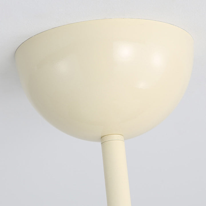 Globe nordique contemporain en fer et plastique à 5 lumières pour salon 