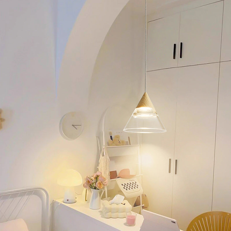 Lustre LED en acrylique rond en fer nordique contemporain pour salon 