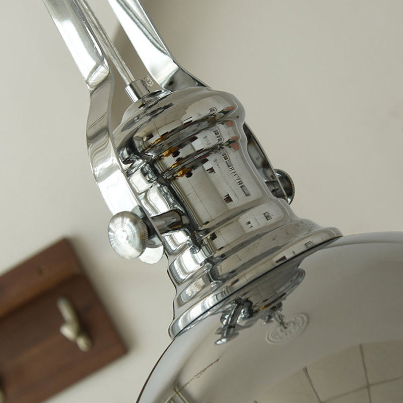 Suspension Luminaire Contemporain en Dôme de Fer 1 Lumière pour Salon 