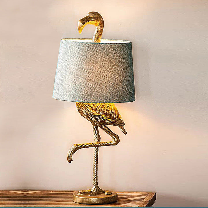 Lampe de table à 1 lumière en résine d&