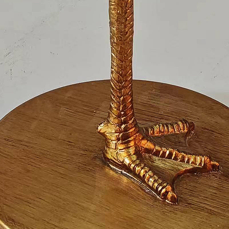 Lámpara de mesa de resina con diseño de pájaro escandinavo contemporáneo de una luz para sala de estar 