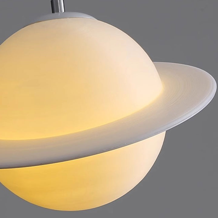Contemporary Creative Globe Iron Plastic 1-Light Pendant Light For Living Room