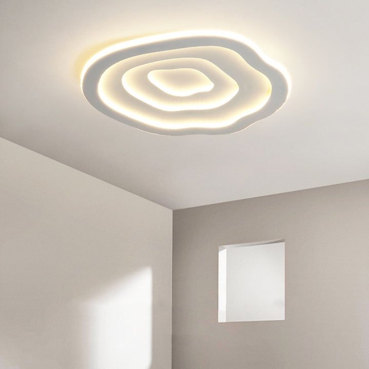 Contemporary Creative Cloud Iron Acrylic LED Flush Mount Ceiling Light For Living Room