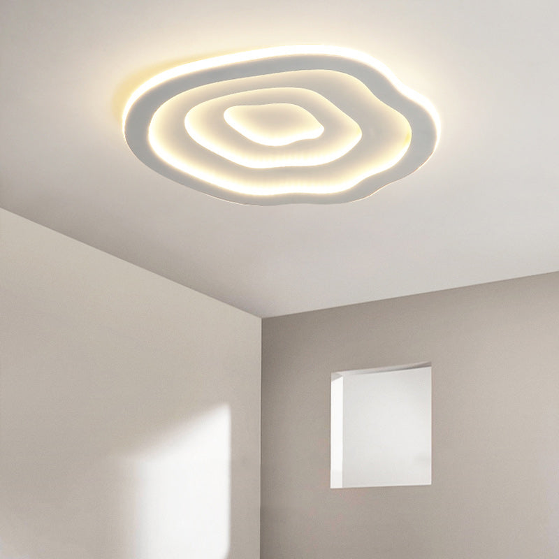 Luz de techo empotrada LED de acrílico y hierro de Creative Cloud contemporáneo para sala de estar 