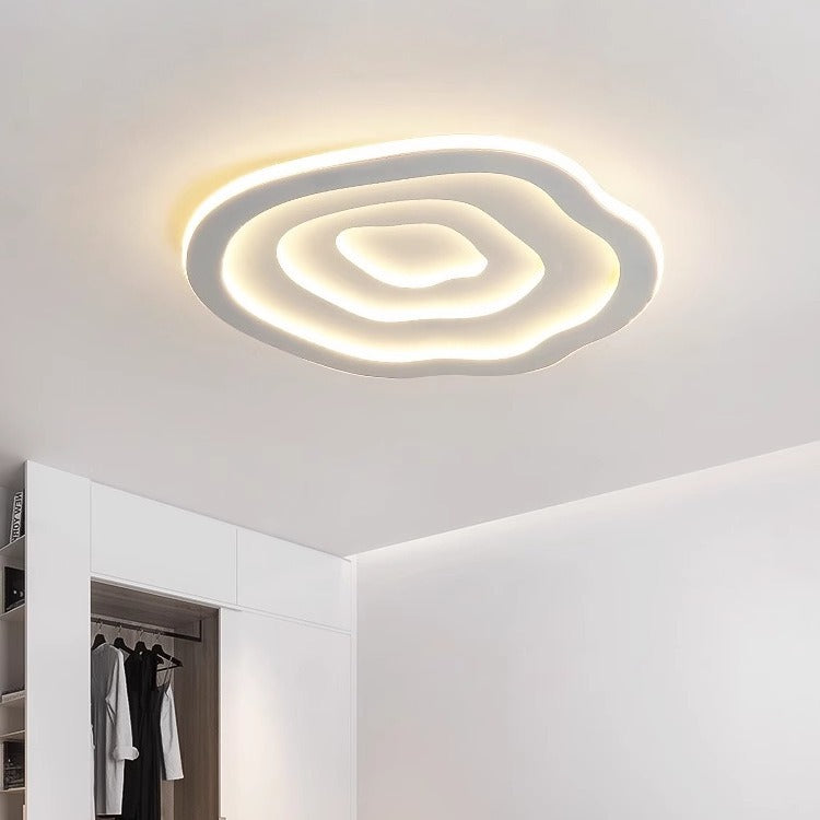 Luz de techo empotrada LED de acrílico y hierro de Creative Cloud contemporáneo para sala de estar 