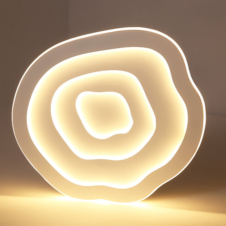 Contemporary Creative Cloud Iron Acrylic LED Flush Mount Ceiling Light For Living Room