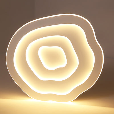 Luz de techo empotrada LED de acrílico y hierro de Creative Cloud contemporáneo para sala de estar 
