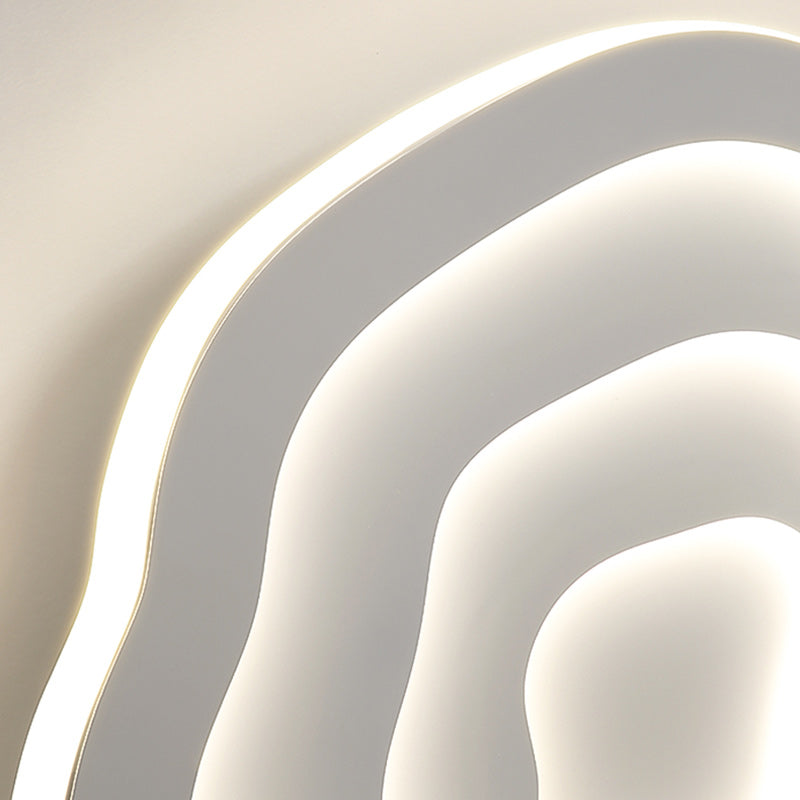 Luz de techo empotrada LED de acrílico y hierro de Creative Cloud contemporáneo para sala de estar 