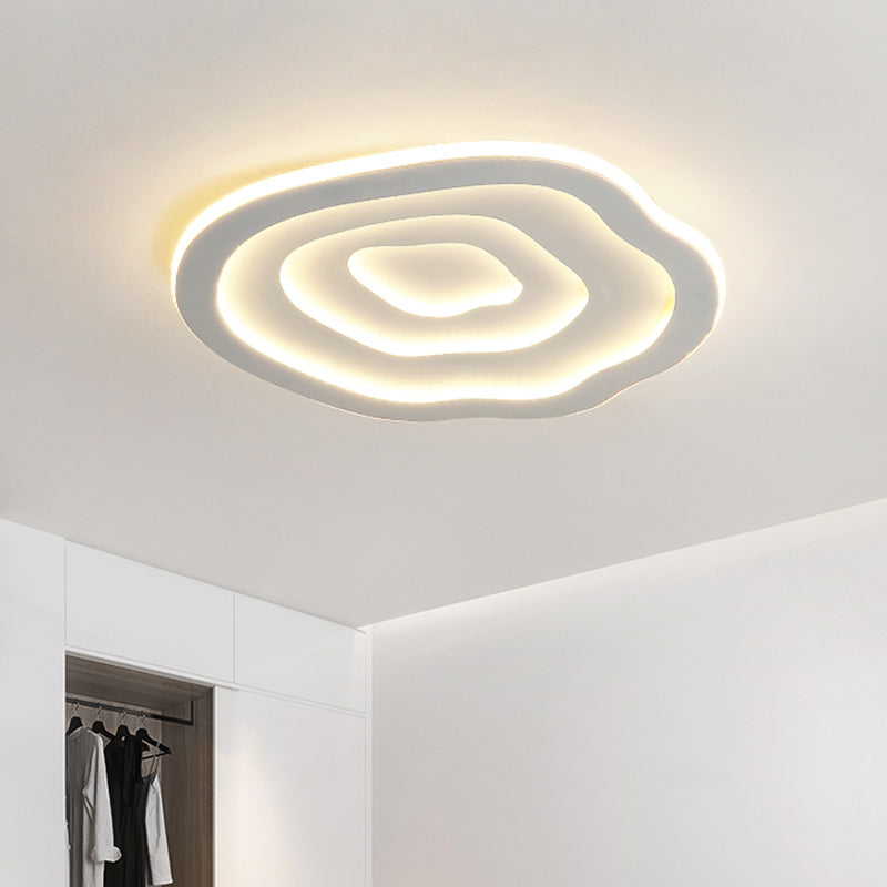 Luz de techo empotrada LED de acrílico y hierro de Creative Cloud contemporáneo para sala de estar 