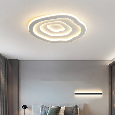 Luz de techo empotrada LED de acrílico y hierro de Creative Cloud contemporáneo para sala de estar 