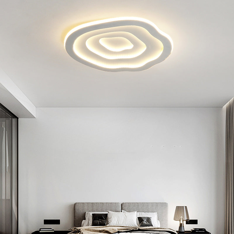 Luz de techo empotrada LED de acrílico y hierro de Creative Cloud contemporáneo para sala de estar 