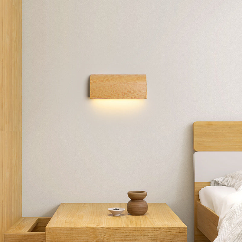 Contemporary Nordic Rectangular Iron Acrylic LED Wall Sconce Lamp For Living Room