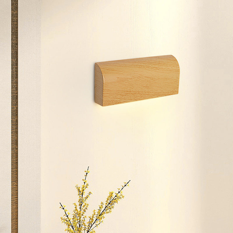 Contemporary Nordic Rectangular Iron Acrylic LED Wall Sconce Lamp For Living Room