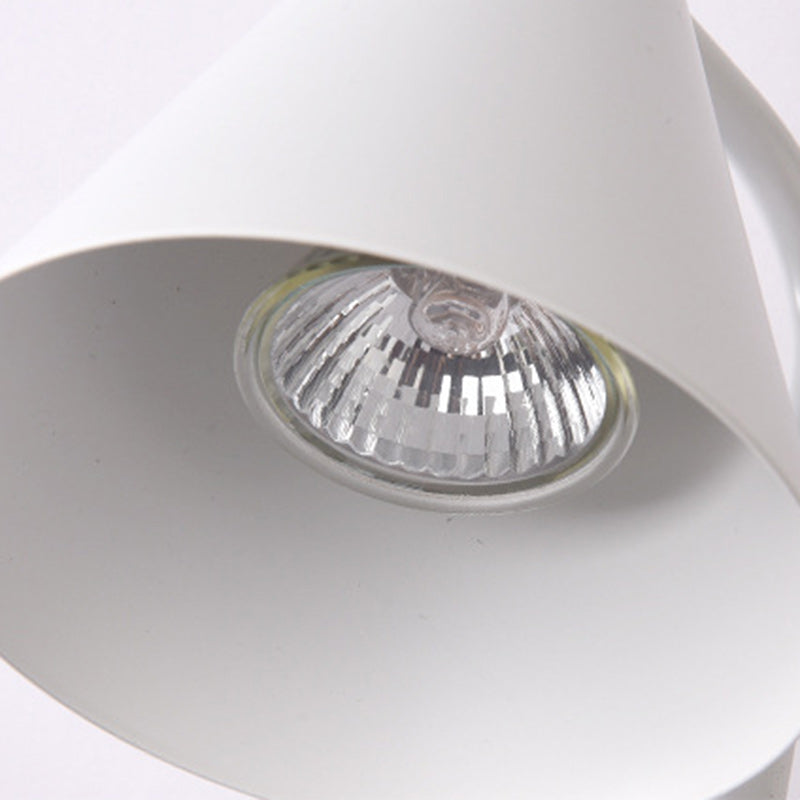 Zeitgenössische kreative Kegel Holz Eisen 1-Licht schmelzende Wachs Tischlampe für Wohnzimmer 