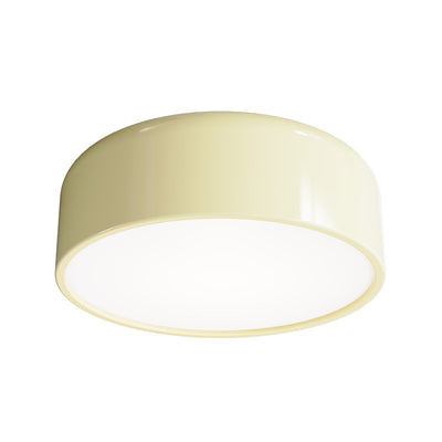 Plafonnier LED en acrylique rond créatif contemporain en fer pour salon 