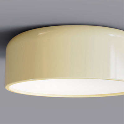 Plafonnier LED en acrylique rond créatif contemporain en fer pour salon 