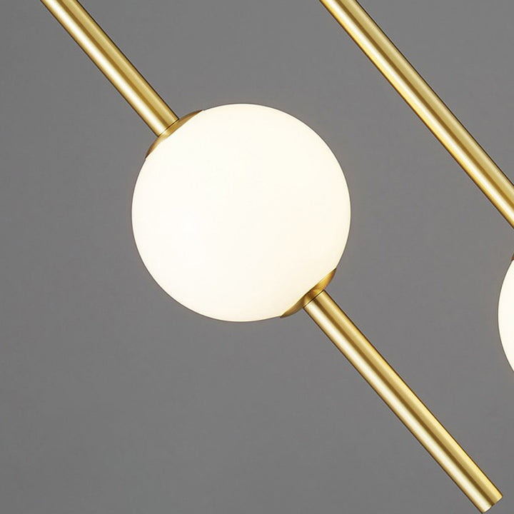 Modern Minimalist Column Iron Aluminum Acrylic LED Pendant Light For Living Room