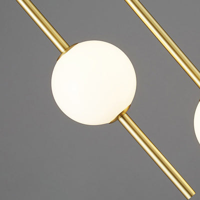 Modern Minimalist Column Iron Aluminum Acrylic LED Pendant Light For Living Room