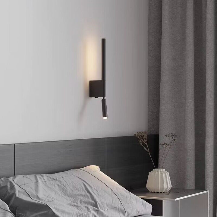 Applique murale LED contemporaine scandinave en aluminium et plastique pour salon 